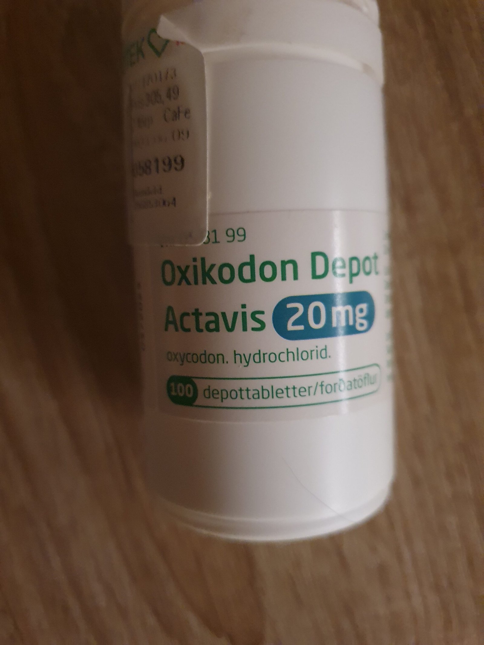 Oxikodon Actavis 20 mg